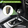 Honda Civic (2016-2021) Beige Black Faux Leather Car Gear Shift Knob Cover 1 Pc