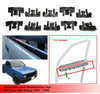 Isuzu KBZ 10 x Door Glass Seal Clips (1987-1995)