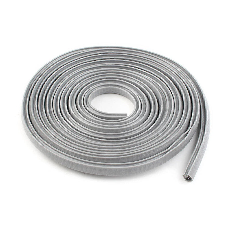 Auto Door Edge Protector Grey 13Ft Universal Rubber Seal Trim Molding Strip