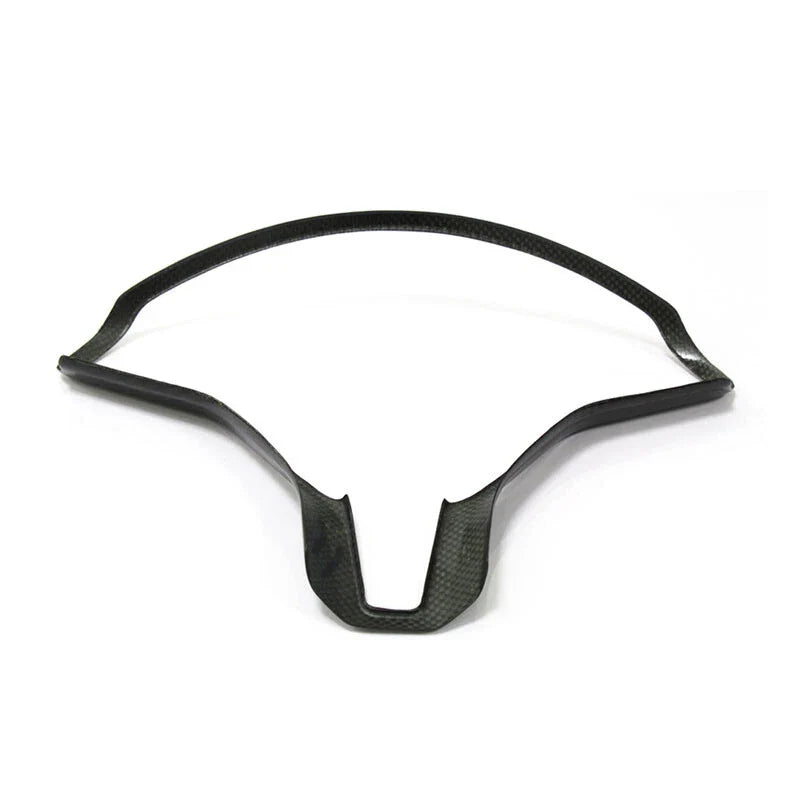 Tesla Model S Real Carbon Fiber Center Steering Wheel Interior Trim fit