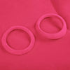 Subaru BRZ, Toyota GT86 1pc Pink Leather Air Outlet Cover (2012-2020)