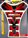WSB Modish Racing Motorcycle Tank Pad Sticker Protector