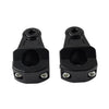 Fat Bars 7/8" to 1-1/8" Black Motorcycle Handlebar Mount Clamps