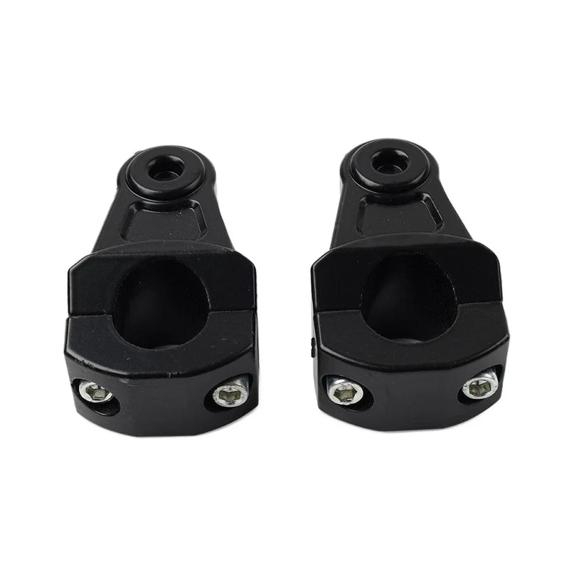 Fat Bars 7/8" to 1-1/8" Black Motorcycle Handlebar Mount Clamps