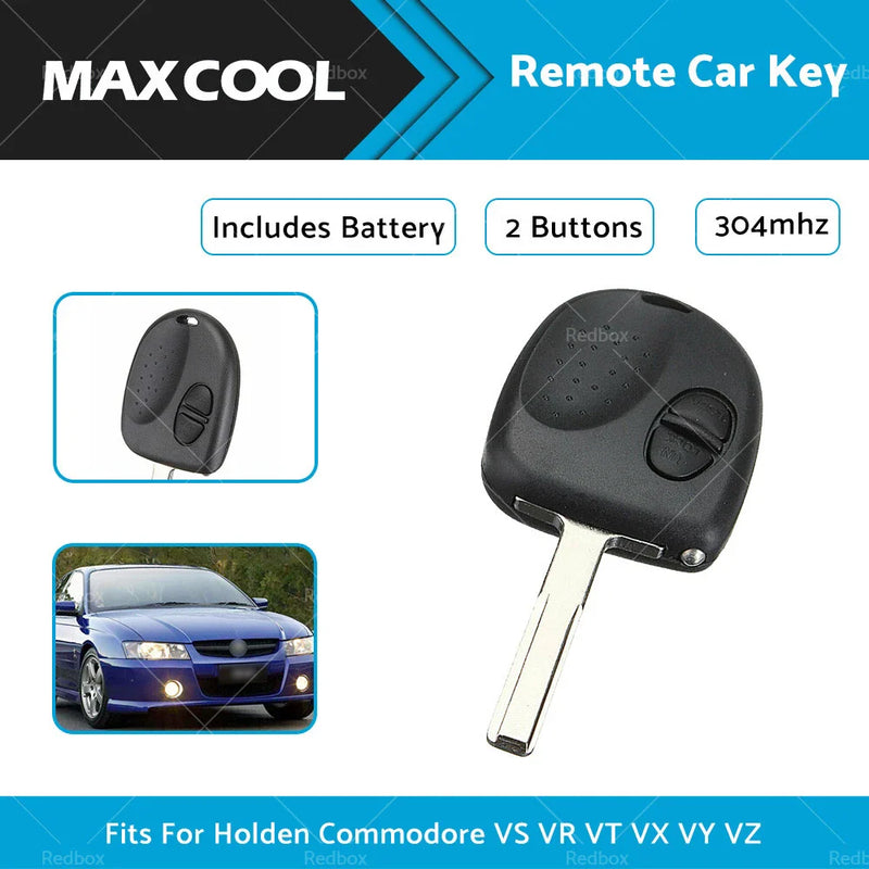 Holden Commodore VS VR VT VX VY VZ Remote Car Key with Chip 2 Buttons