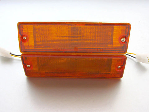 Nissan Navara D21 Amber Bumper Bar Indicator Lights (1986-1997)