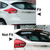 Ford Focus Hatchback Black Rear Window Spoiler Cover (2014-2018)