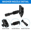 BMW 740iL 740i 750iL Front Left Side Headlight Washer Nozzle