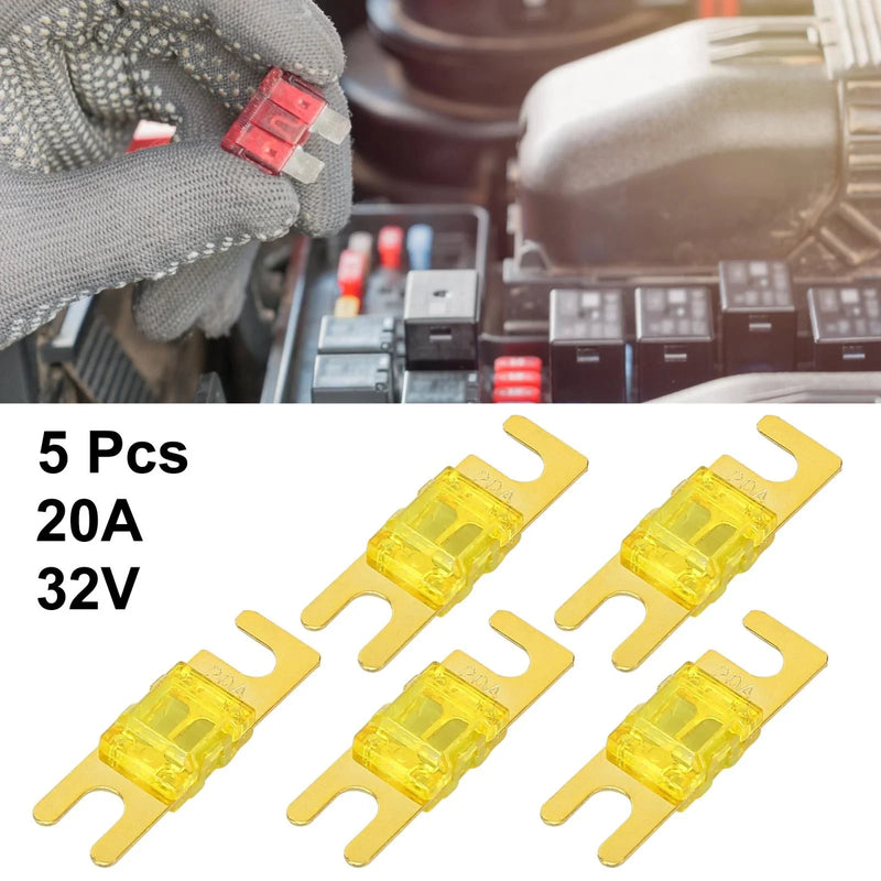 Car, Truck, Motorcycle, Boat, Audio CD 5 x AFS Mini ANL Fuse 20A