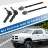 Dodge Ram 2500 4 x Front Inner Outer Tie Rod End Link Kit (2003 - 2010)