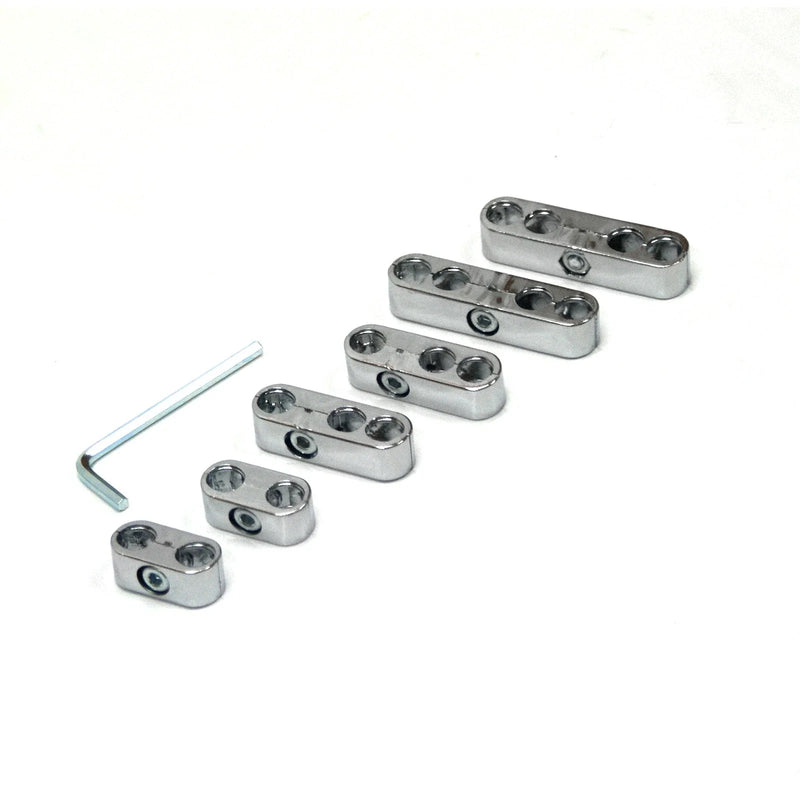 Universal Chrome 7-9.5mm Spark Plug Wire Separator Set