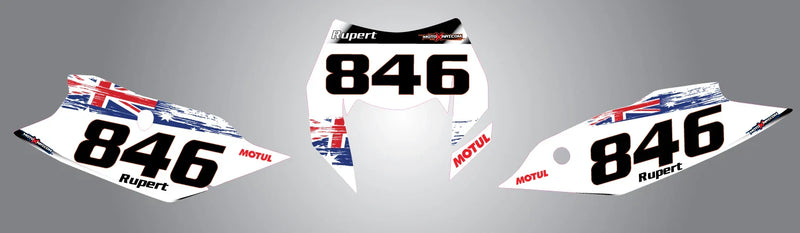 KTM EXC Aussie Pride Style Stickers (2014-2015)