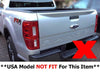 Ford Ranger Px(2012-2015) - Black Matt Trim Tail Light Covers
