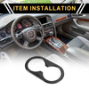 Ford F-150 Carbon Fiber Car Cup Holder Trim (2021-2024)