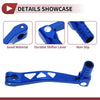 Kayo T4L Folding Motorcycle Gear Shifter Lever Blue