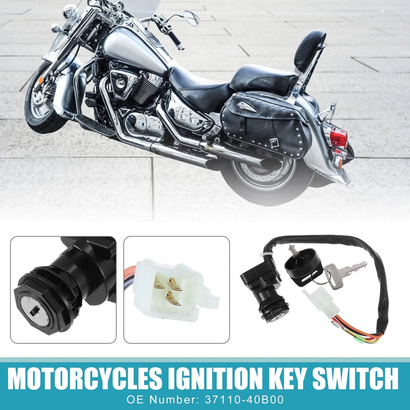 Suzuki Quadsport LT80 Ignition Key Switch Set (1987–1992)