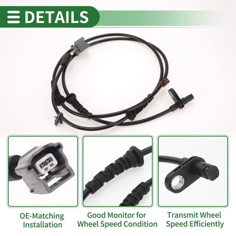 Nissan NV200 (2013-2020) Rear Left ABS Wheel Speed Sensor