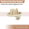 Jeep 2 x Beige Sun Visor Support Clip Retainers (2011-2018)