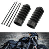 Harley Sportster XL883 Front Rubber Gaiter Boots (2004-2023)