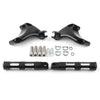 Harley Sportster XL883 XL1200 Black Rear Passenger Footrest Peg Mount (2004-2013)
