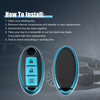 Nissan Sentra (1986-1987) Blue Silicone Key Fob Case Cover