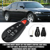 Dodge Chrysler No Chip Keyless Entry Remote Shell Cover