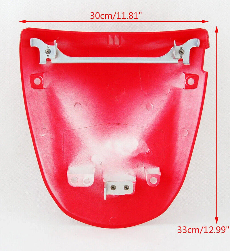 Kawasaki ZX6R (2003-2004), Z750, Z1000 (2003-2006) Red Pillion Seat Cover