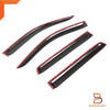 Nissan Navara Ute Black Wind Deflector Visor Shield (2015-2021)
