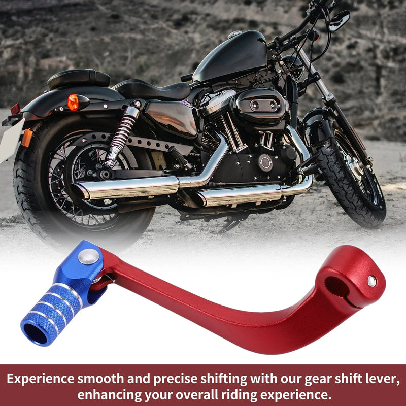 Honda CRF110F (2013-2018) Red / Blue Folding Motorcycle Gear Shifter Lever