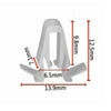 Toyota / Lexus 50Pcs Door & Garnish Moulding Clip Nylon Retainer