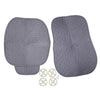 Universal Fit - Grey Front Car Seat Covers 2 x Protective Mats