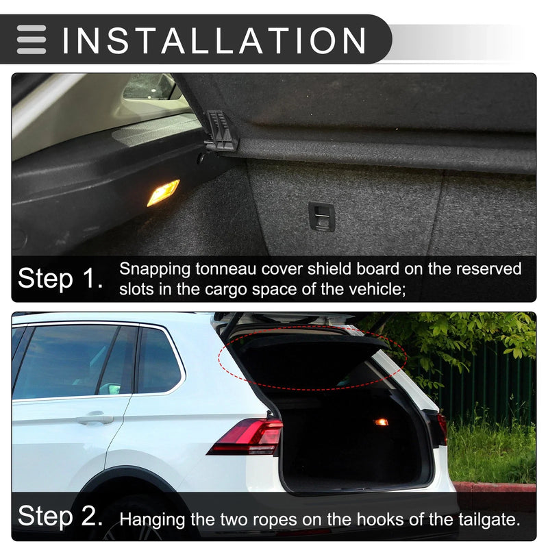 Honda Fit (2009-2011) Black Boot Load Shelf Rear Cargo Cover