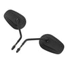 Harley Heritage Softail Dyna Fat Bob Matte Black Rearview Mirrors