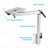 RV Camper - Movable, Rotatable, Height Adjustable Aluminum Alloy Table Leg