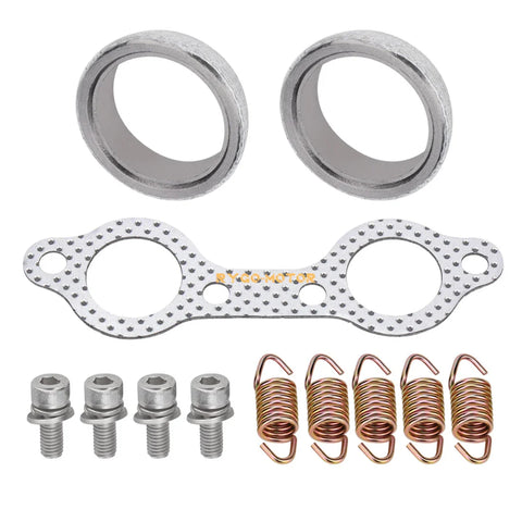 Polaris Frontier Exhaust Muffler Gasket Seal Spring Rebuild (2002–2005)