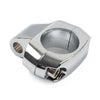 Harley Dyna, Fatboy Chrome Handlebar Mirror Mounting Clamp (2006-2023)