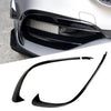 Mercedes Benz A-Class W176 2 x Front Bumper Lip Splitter Spoiler (2016-2018)