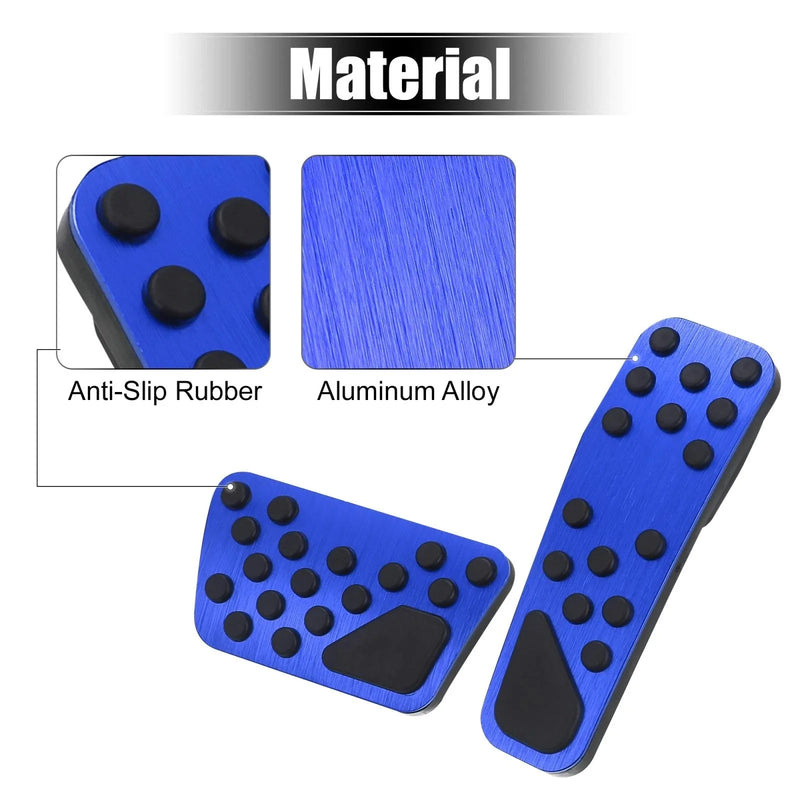 Dodge Chrysler Blue Anti Slip Pedal Cover Kit