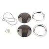 Harley Touring Road King Turn Signal Bezels Smoke Lens Covers (2009-2023)