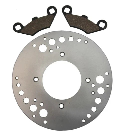 Polaris Outlaw 450 S Rear Disc Brake Rotor & Semi-Metallic Pads (2008–2008)