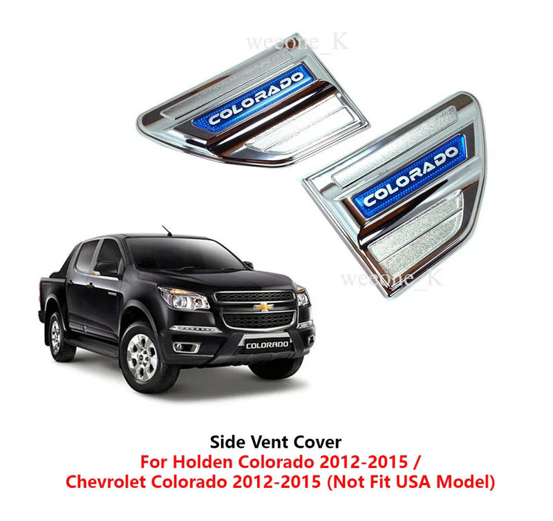 Chevrolet Holden Colorado Chrome Side Vent Covers (2012-2015)