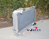 Mazda R100 Familia 52mm Aluminum Radiator & Fans (1968-1978)