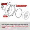 Honda Fourtrax 300 TRX300 Rear Brake Drum Cover 2x4 (1988–2000)