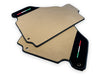 Ferrari 360 Modena with Carbon Fiber Leather Beige Floor Mats Set (1999-2005)