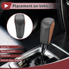 Ford Fiesta (2009-2012) Black Brown Faux Leather Gear Shift Knob Cover