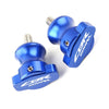 Honda CBR600RR (2003-2017) - Blue Swingarm Sliders Spools M8