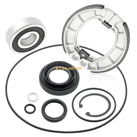 Honda Foreman 2 x Rear Brake Bearing Seals Shoes Pin Kits