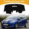 Ford Fiesta MK7 (2009-2017) Black 1 x Piece Dashboard Cover Mat