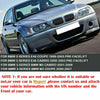 BMW E46 325CI 330CI Coupe (1999-2002) 2 x Gloss Black Front Kidney Grille