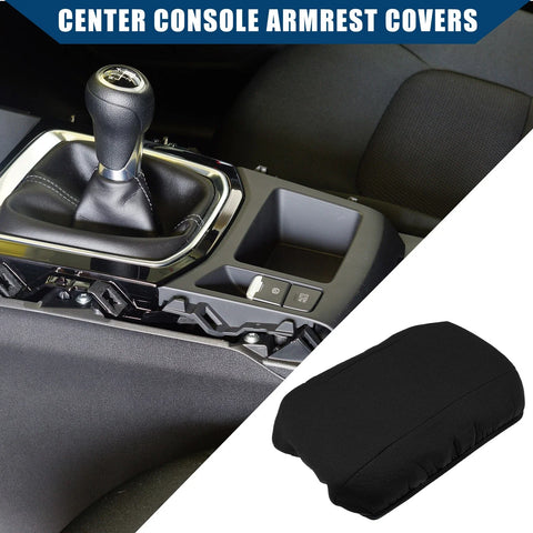 Mazda 6 Center Console Armrest Cover  Neoprene Black (2006-2015)